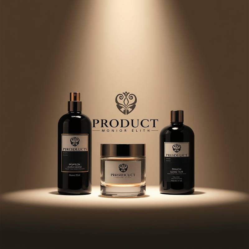 Design graphique pour une marque de produits de luxe.